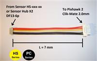 Mauch 086: 290mm Adapter cable for Pixhawk 2 (Clik-Mate 2mm)